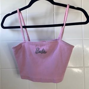Forever 21 x Barbie cropped tank top